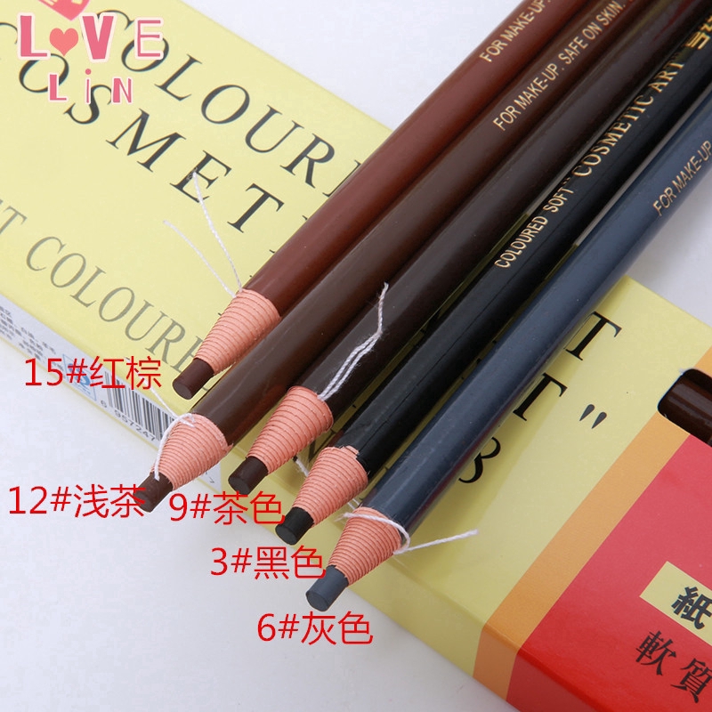 [Hàng mới về] Bút kẻ lông mày thiết kế hai đầu xoay tự động chống thấm nước và mồ hôi 3d chuyên nghiệp