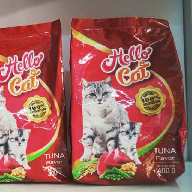 Thức ăn mèo Hello Cat Tuna 400g Thái cá ngừ