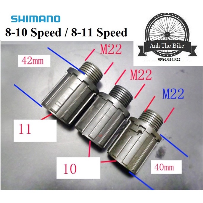 Cối líp thả xe đạp Shimano 8-10 Speed / 8-11 Speed - 8-10 Speed