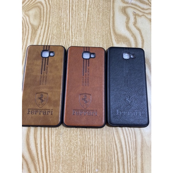 Ốp lưng Samsung J5 prime kiểu da in logo