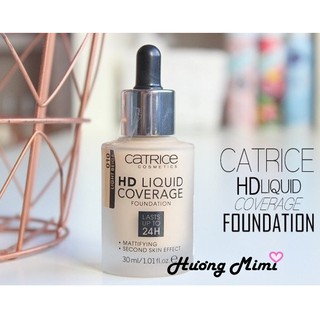 Kem nền Catrice HD Liquid Coverage Foundation Lasts Up To 24h