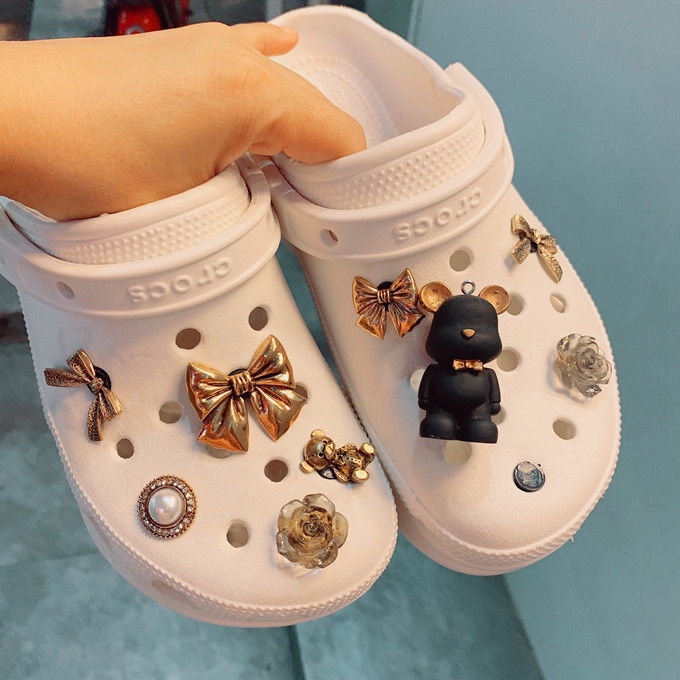 crocs sticker Phụ Kiện Nút Giày Tự Làm Tiện Dụngshoes sticker Accessories Stickers Sandals Shoe Decoration