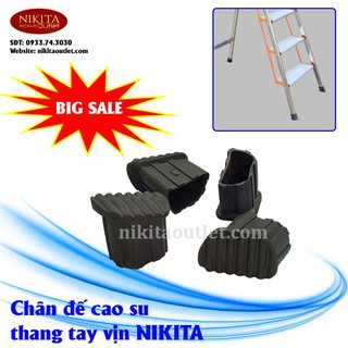 Chân đế thang gấp, thang chữ a, thang tay vịn inox nikita - nikita outlet