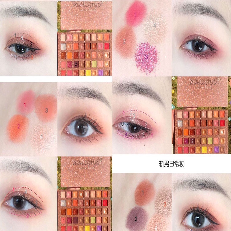 Bảng phấn mắt 40 màu làm đẹp long lanh thời trang cho nữ