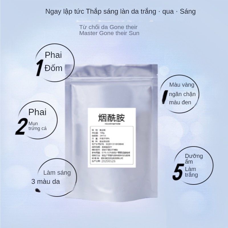 Mặt Nạ Niacinamide Vitamin B3 Làm Trắng Và Cải Thiện Tông Màu Da