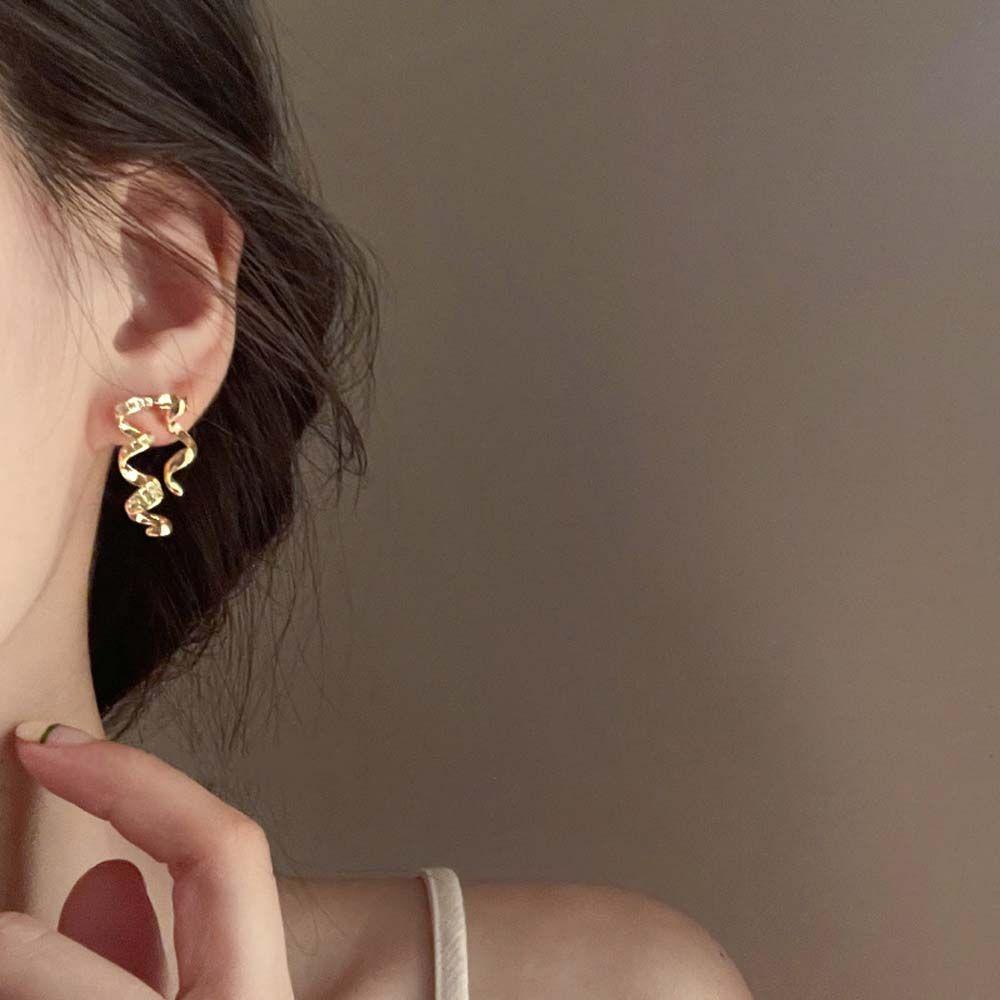 MXGOODS Bông Tai Ruy Băng Bằng Lụa Màu Sắc Phong Cách Pháp Thời Trang Cho Nữ