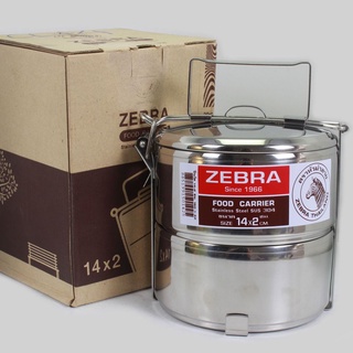 Cặp lồng Thái Lan Zebra 150142 inox 14*2. Hàng Thái Lan cao cấp