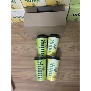 4 cốc trà sữa Wings mix 2 vị