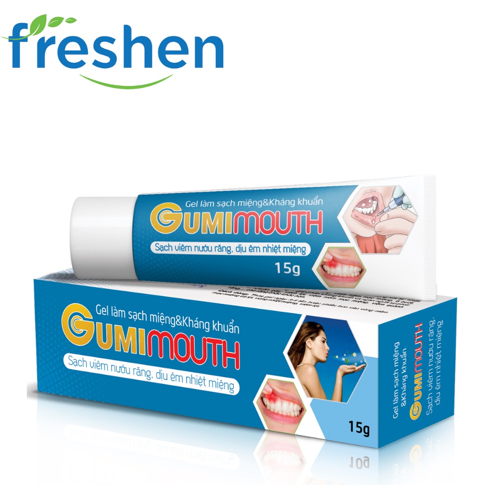 Gel Gumimouth - Sạch Viêm Nướu Răng &amp; Dịu Êm Nhiệt Miệng Tuyp 15g