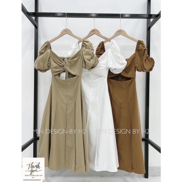 [ 𝐅𝐑𝐄𝐄 𝐒𝐇𝐈𝐏 ] SET VÁY XOẮN NGỰC TAY BỒNG 3 MÀU