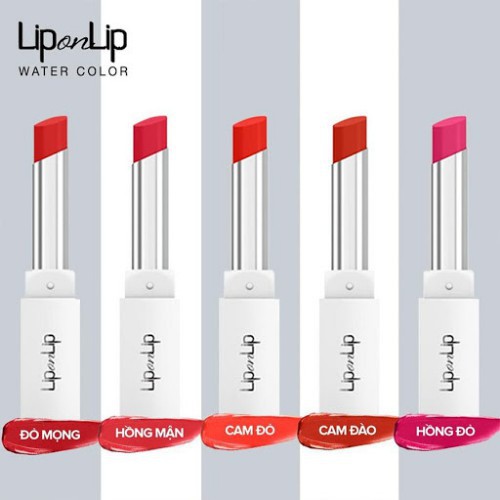 Son Lip On Lip Water Color - Son Trang Điểm Lip on lip Dưỡng Môi Tối Ưu 2,2g