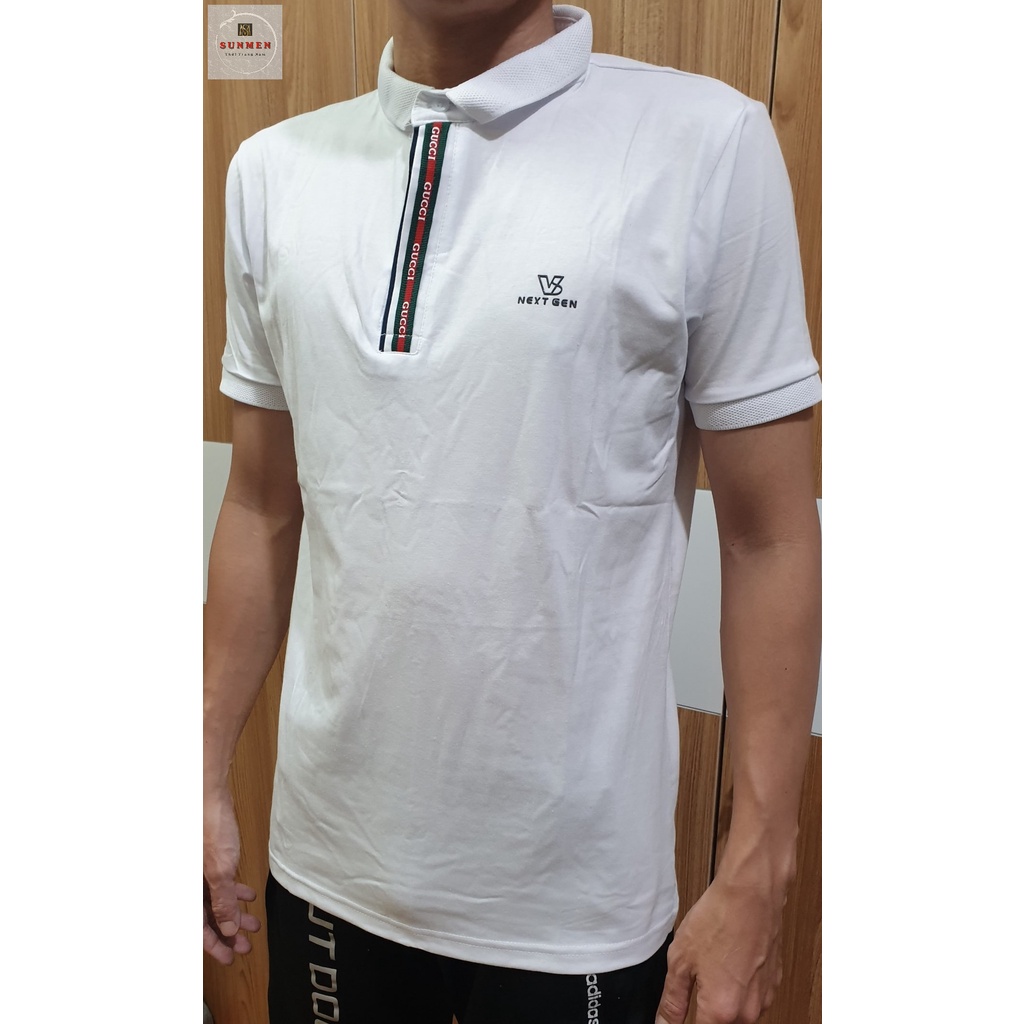 [HCM] Áo Thun Nam Polo Cao Cấp Chất Liệu Cotton Co Giãn 2 Chiều Form Chuẩn SUNMEN Nhiều Màu Đa Dạng Size Từ 50-75kg