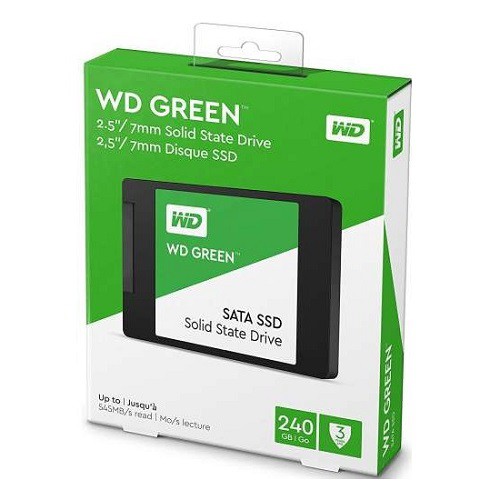 Ổ cứng SSD 240GB WD Green WDS240G2G0A - Hàng Chính Hãng (bảo hành 36 tháng)