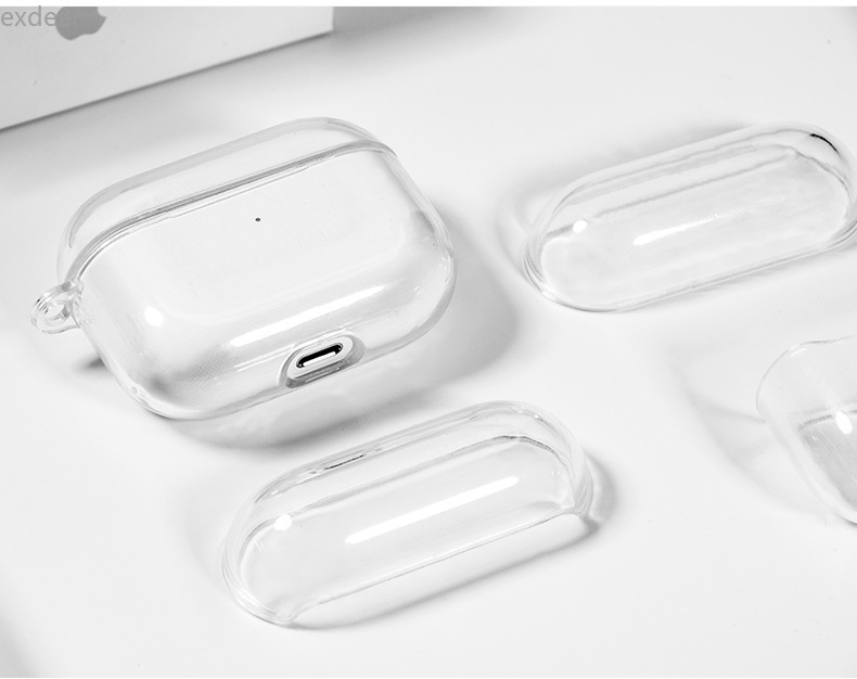 Vỏ Bảo Vệ Hộp Đựng Tai Nghe Airpods 2 Trong Suốt Bằng Silicon