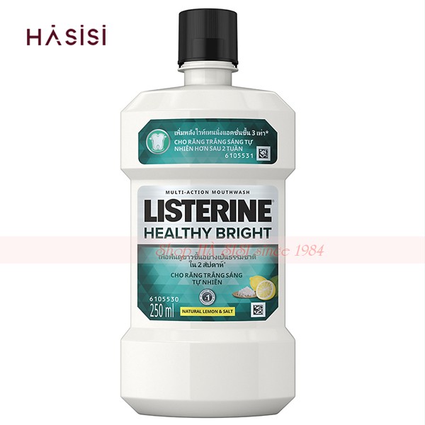 NƯỚC SÚC MIỆNG LISTERINE - Healthy Bright (Chai Trắng)