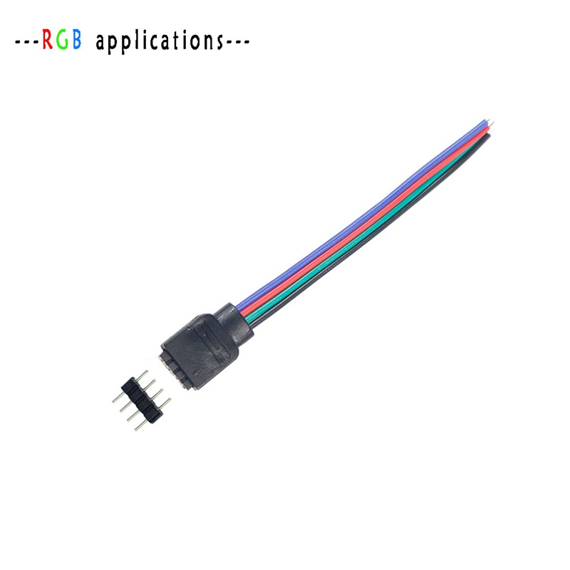 Set 50 Đầu Nối 4 Pin Rgb Cho Dải Đèn Led 3528 5050 | BigBuy360 - bigbuy360.vn