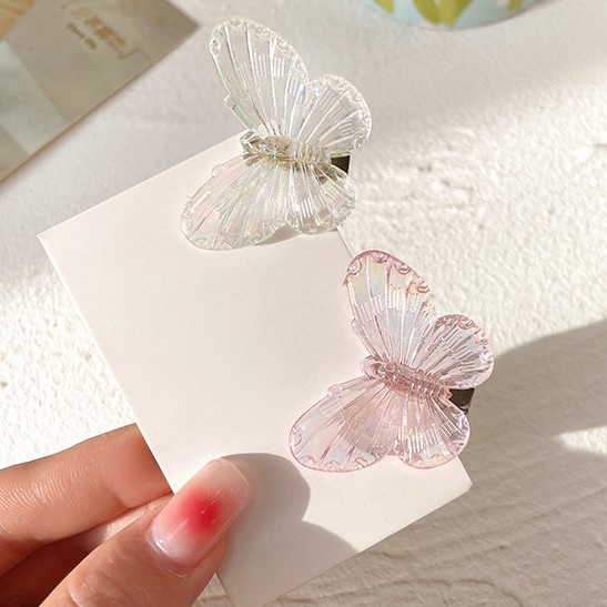 Kẹp Tóc Bướm Lấp Lánh Kiểu Hologram ❤️ Kẹp Tóc Xinh Xắn | Yong by Yong
