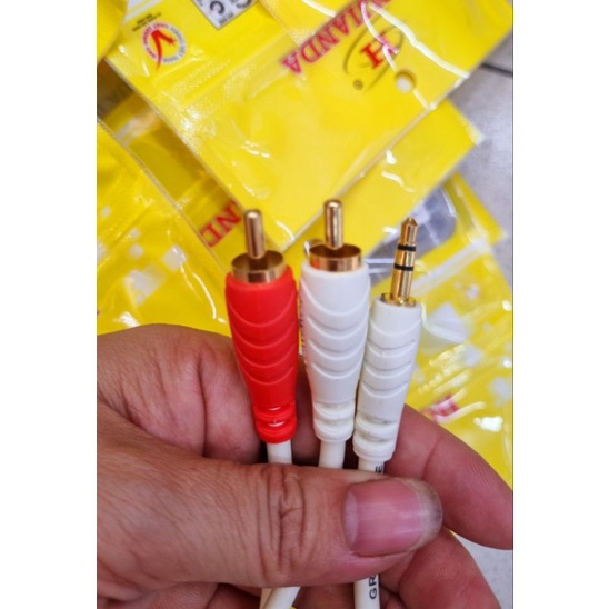 Dây 3 ly -2 av , rca hàng chính hãng 1,8m.3m .5m.10m