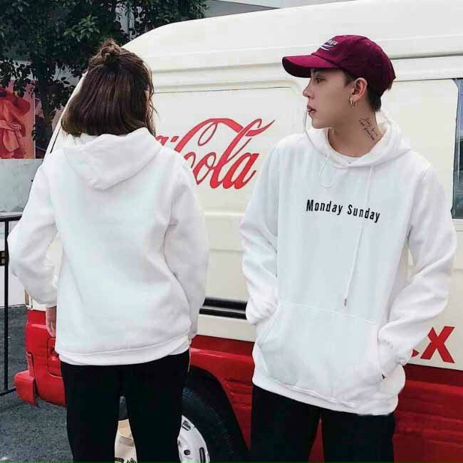 Áo Hoodie Form Nam Nữ MonDay Chất Nỉ Cotton Nón 2 Lớp