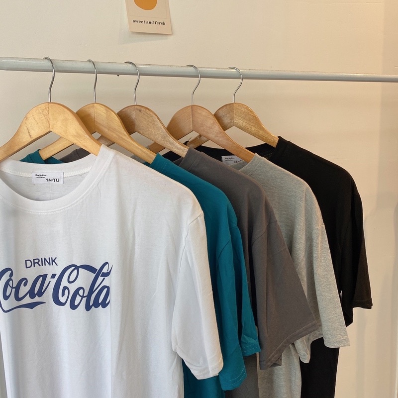 Áo phông qc cocacola ( ảnh thật )