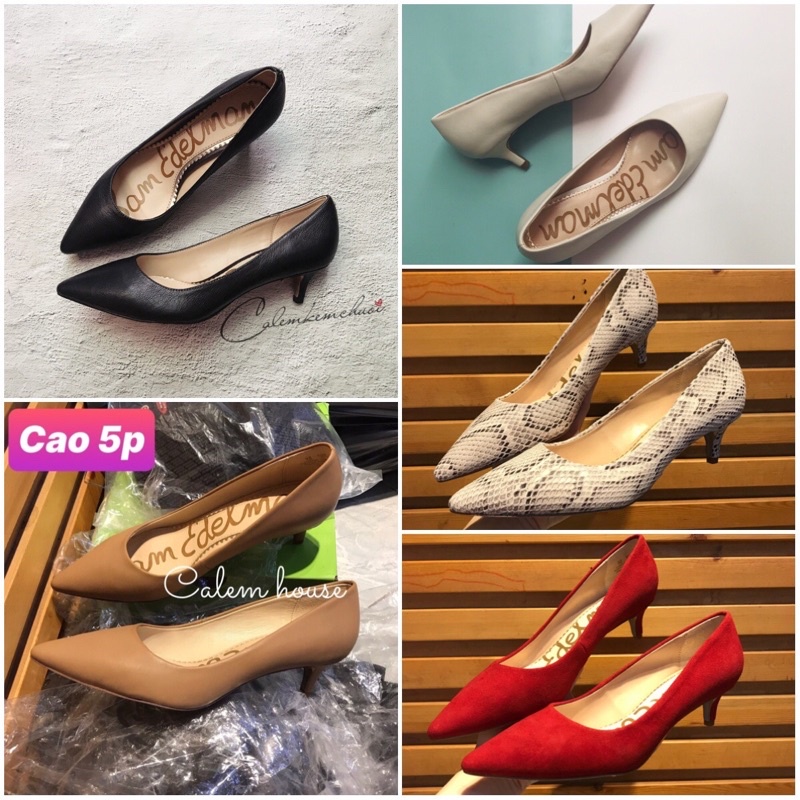 Giày công sơ SAM EDELMAN “Dori “ 5p da thật