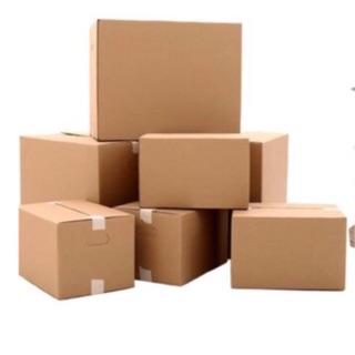 Combo 20 thùng carton size nhỏ trơn không in chữ 10x10x8 15x12x10 16x12x6 18x12x6