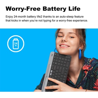 Bàn phím Bluetooth không dây Logitech K580