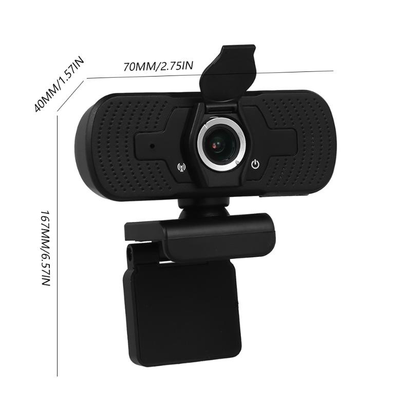 Webcam Full HD 1080P kết nối USB kèm micro cho máy tính | BigBuy360 - bigbuy360.vn