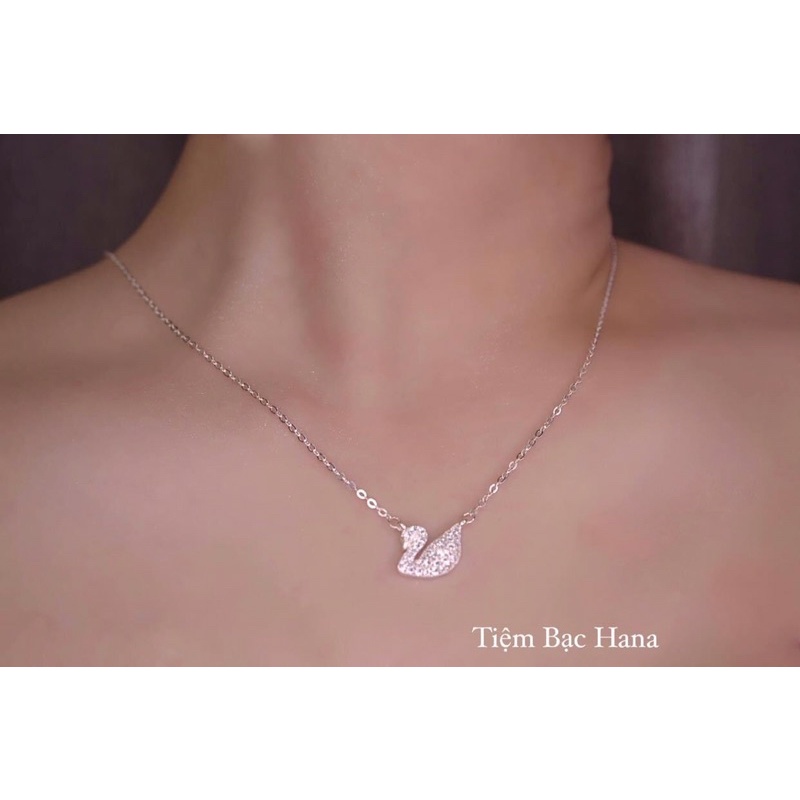 dây chuyền Thiên nga đính đá