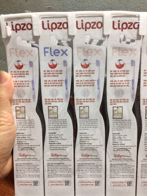 Bàn chải đánh răng Lipzo Flex