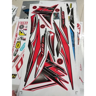 Tem Rời Decal Xe Ex 135 Lc Zin Đỏ Đen