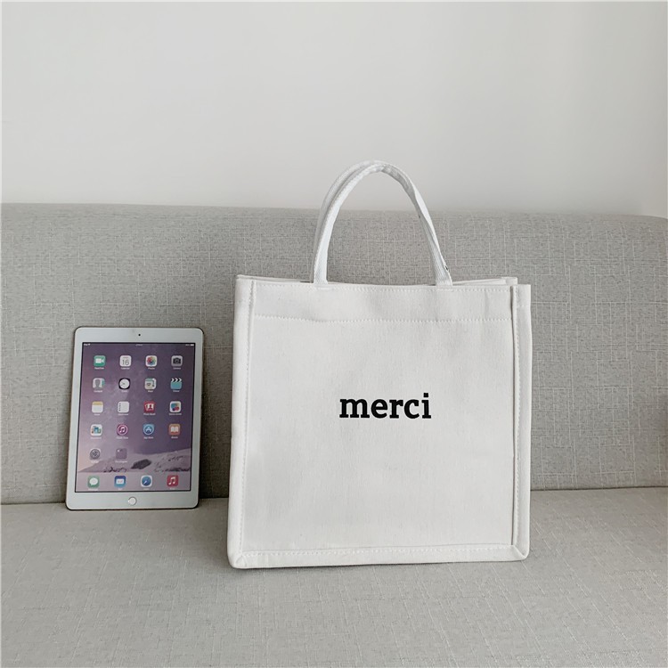 [FreeShip] Túi Vải Merci Loại 1, Túi Tote, Cỡ Lớn Thời Trang YUME Đựng Nhiều Đồ Cực Đẹp 2021 TMC