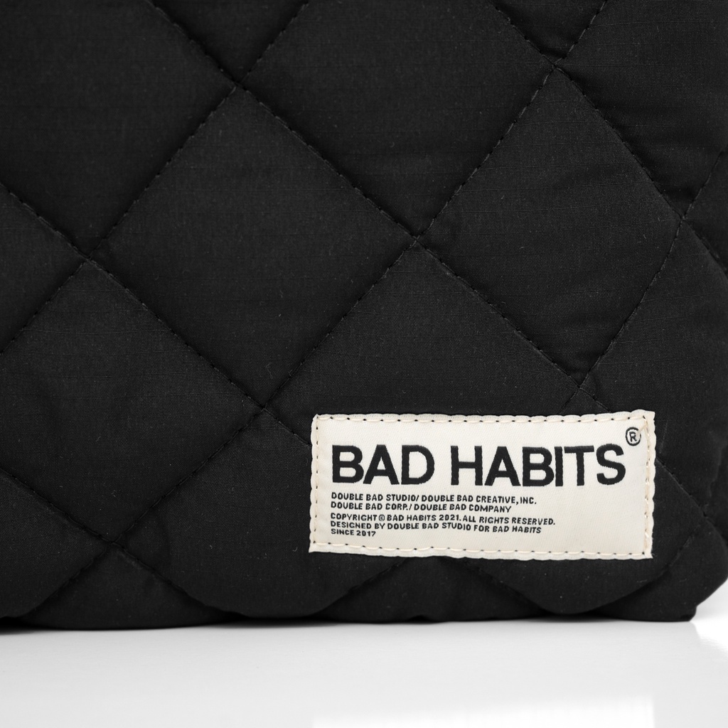 Túi Nam Nữ Bad Habits OUTDOOR PUFFER TOTE Black - Local Brand Chính Hãng