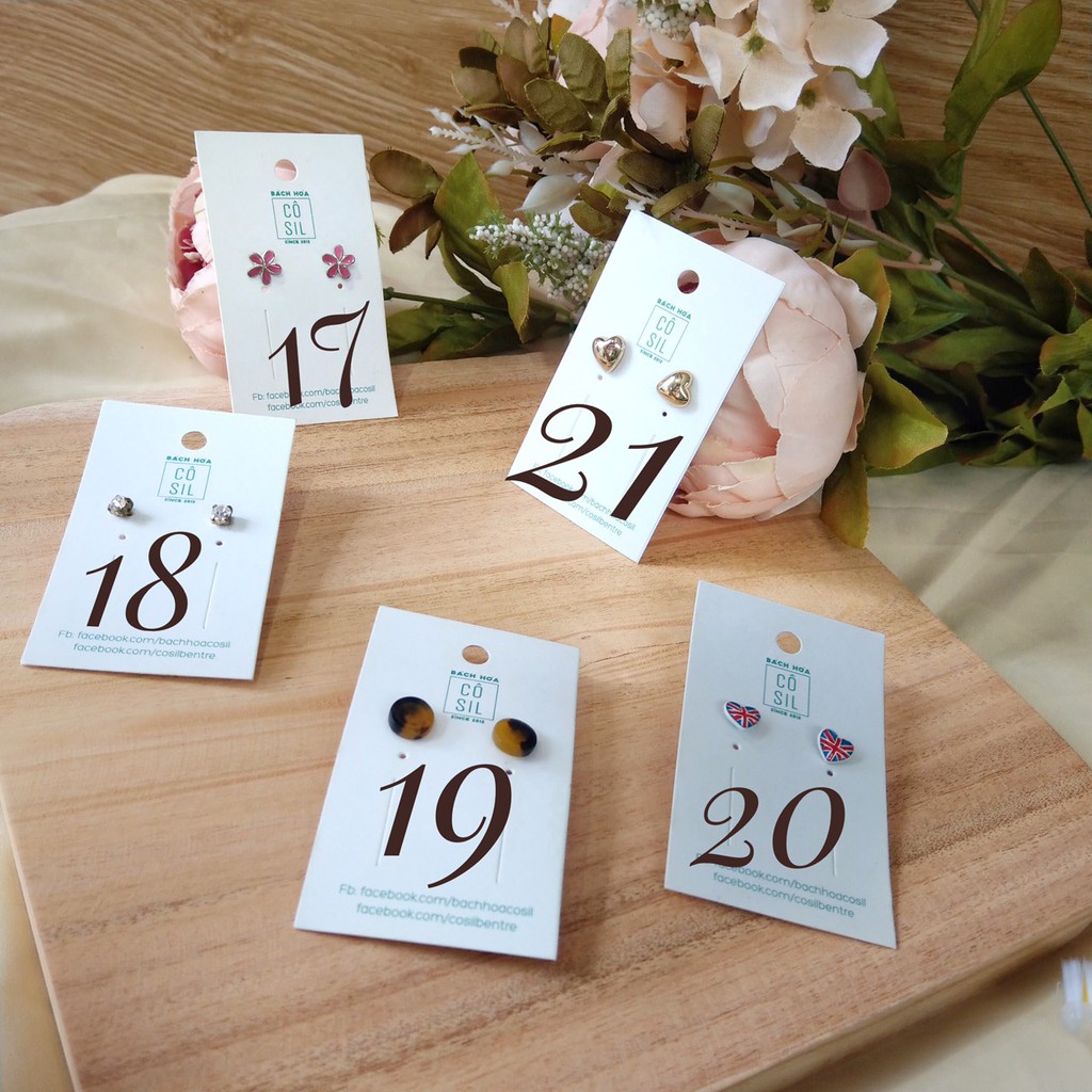 Hoa tai xuất xịn tách set F21, HM, Lovisa etc.. đồng giá 20K