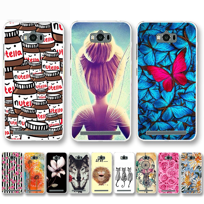 Soft Case For ASUS Zenfone MAX Z010D ZC550KL Covers Silicone TPU Painted Cases