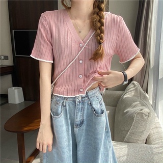 áo croptop len tăm