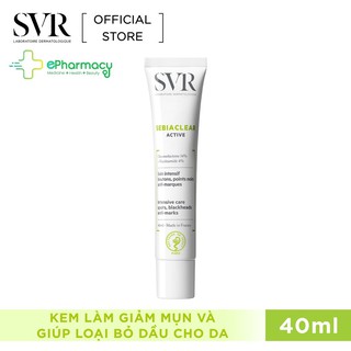 Kem giảm mụn và loại bỏ dầu SVR Sebiaclear Active 40ml
