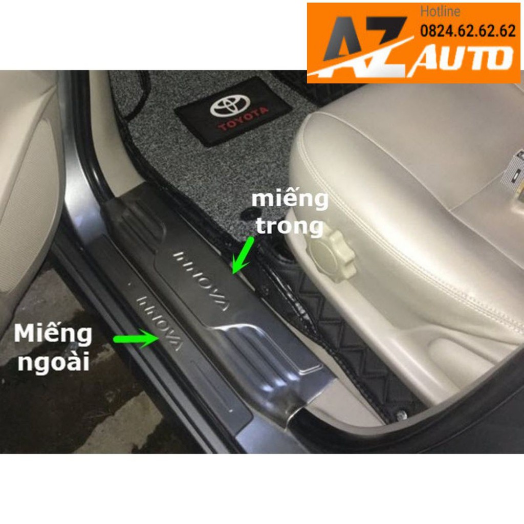 ỐP BẬC CỬA TRONG NGOÀI INNOVA 2015-2022 - tặng kèm keo trợ dính