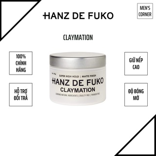 Sáp vuốt tóc tạo kiểu tóc nam hanz de fuko claymation độ giữ nếp cao bóng mờ