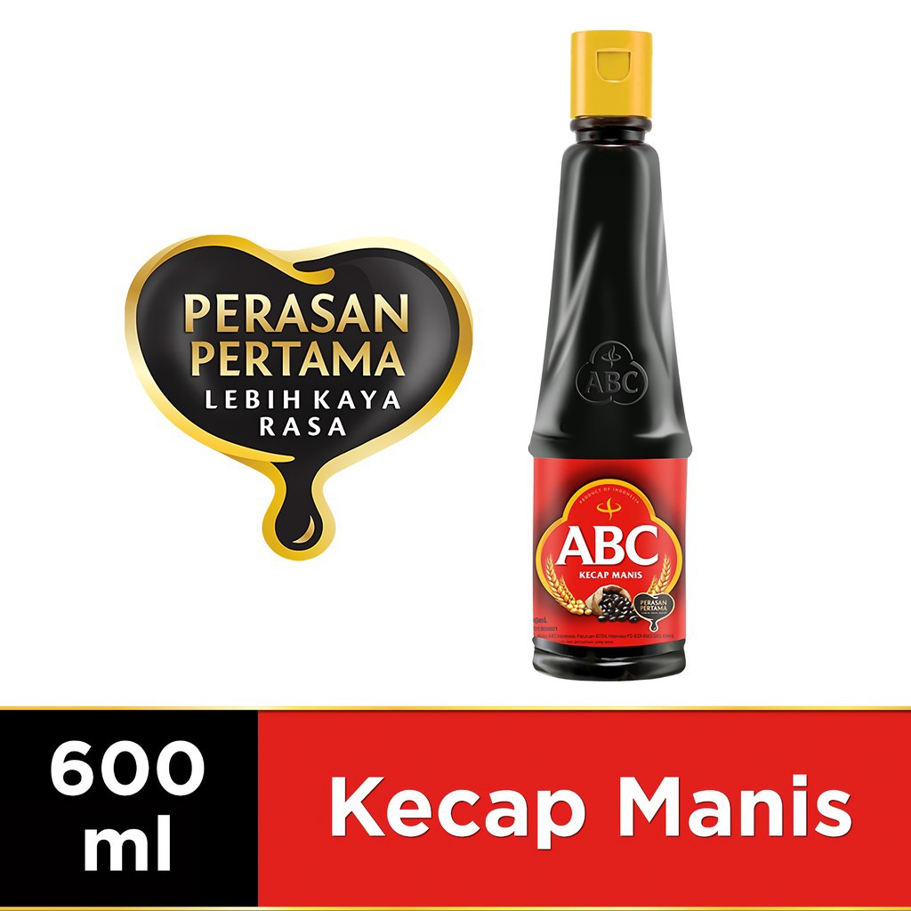 Bộ 02 chai Nước Tương ABC Kecap Manis 600 ml