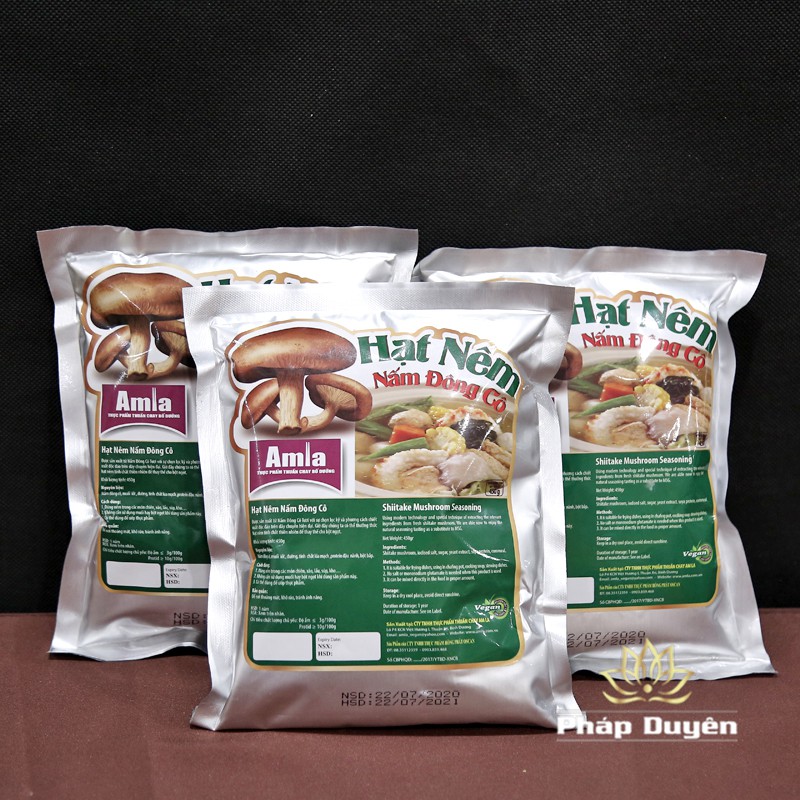 Thực Phẩm Chay - Hạt Nêm Nấm Đông Cô Amla, Gói 450g