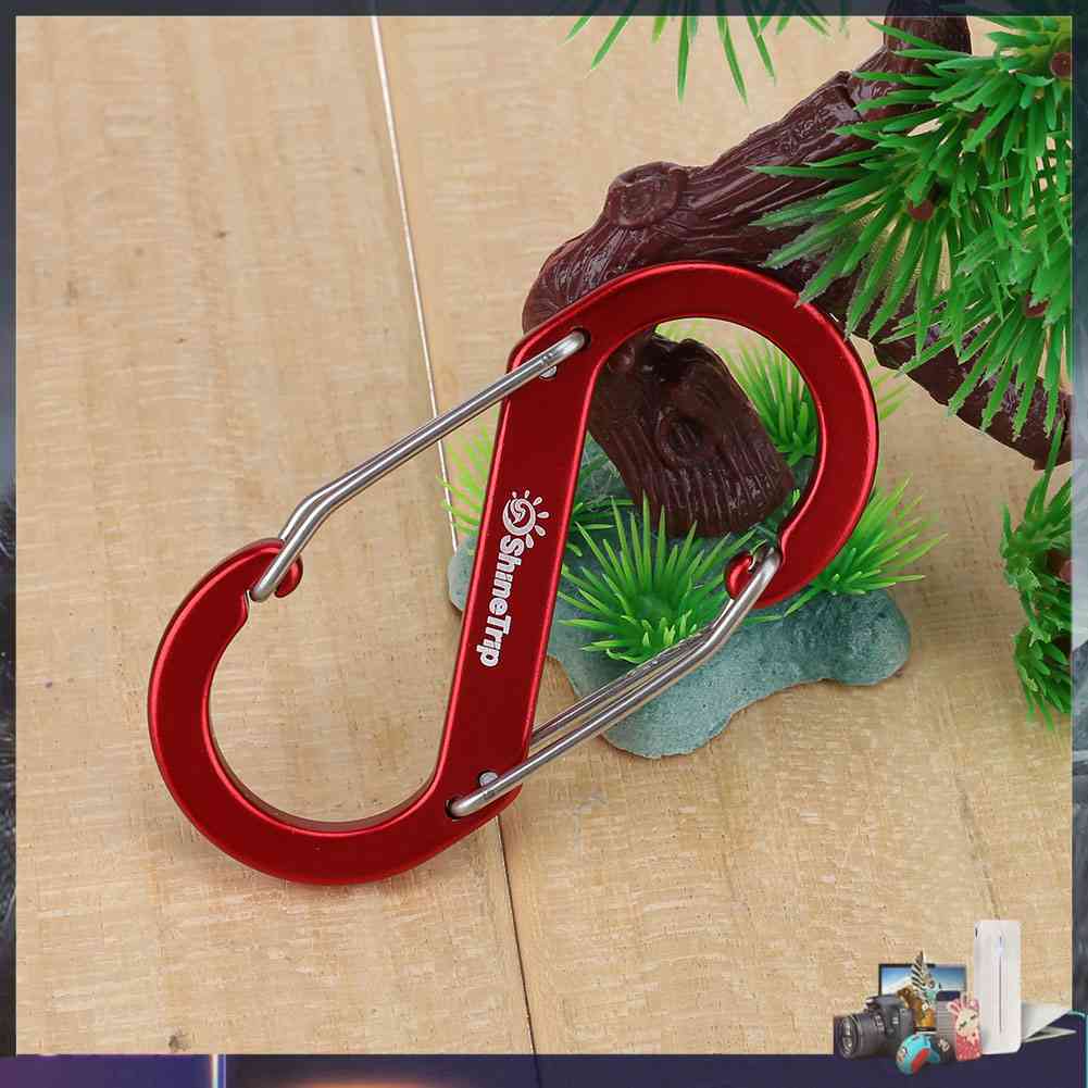 Móc Khóa Dây Leo Núi Hình Chữ S Bằng Hợp Kim Nhôm