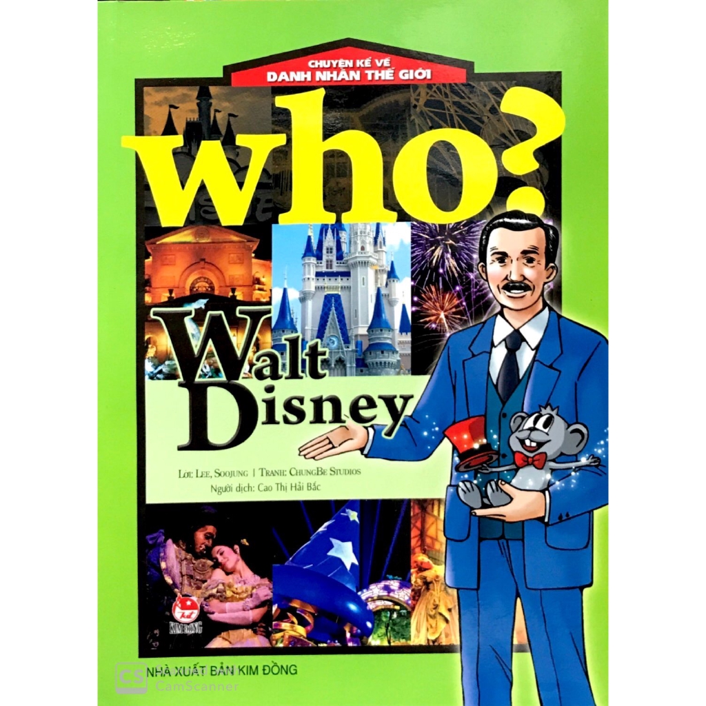 Sách - Chuyện Kể Về Danh Nhân Thế Giới - Walt Disney (Tái Bản 2019)