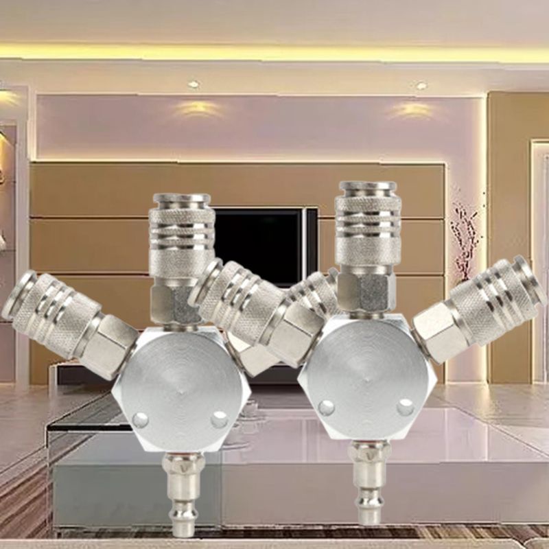 Đầu Nối Chia Khí Nén 3 Chiều Thông Dụng Chất Lượng Cao