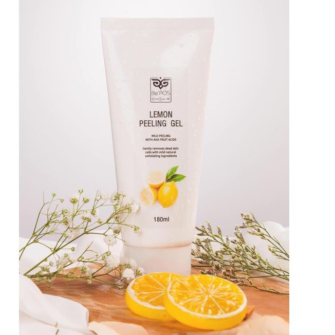 GEL TẨY TẾ BÀO CHẾT BE POS LEMON PEELING GEL 180ML CHÍNH HÃNG - 7800