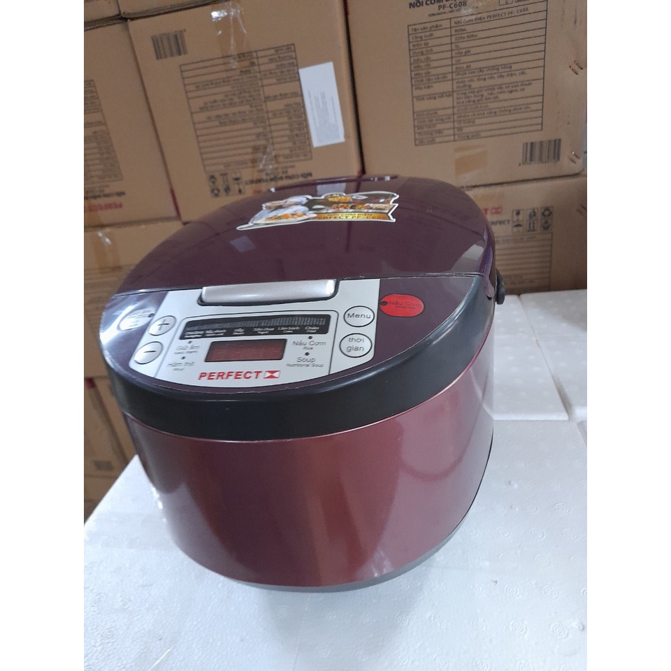 Nồi Cơm Điện Tử Perfect Lòng Kiểu Niêu Perfect C608