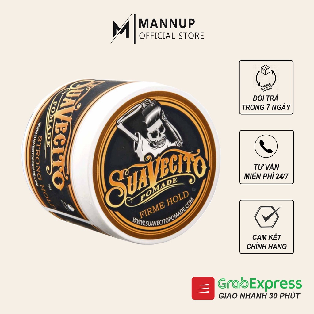 [HCM]Sáp Vuốt Tóc Nam SUAVECITO Firme Clay 113Gr - Hàng Chính Hãng