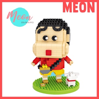 Mini Block | Đồ chơi xếp hình lego | - Shin ( Cậu bé bút chì ) - 530 miếng( pcs) - Size L