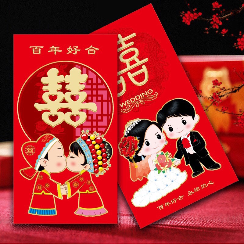 LÌ XÌ ĐÁM CƯỚI 6 BAO 6 KIỂU SIZE LỚN ĐỂ MÂM QUẢ - TRAO BẠN BÈ NGƯỜI THÂN MẨU MỚI