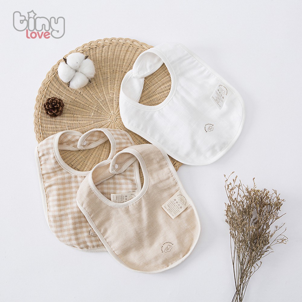 Yếm chữ U giữ ấm cổ 100% ORGANIC cotton Tinylove 2 lớp mềm mại siêu nhẹ, thấm hút mồ hôi YU4